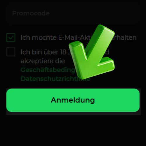 Instruction Bestätigen Sie Ihr Konto