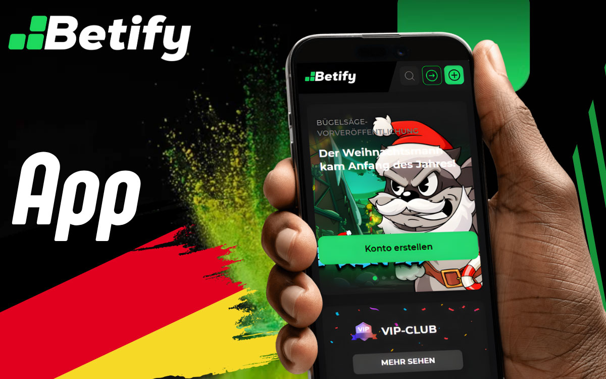 Verfügbare Funktionen und Optionen Betify App