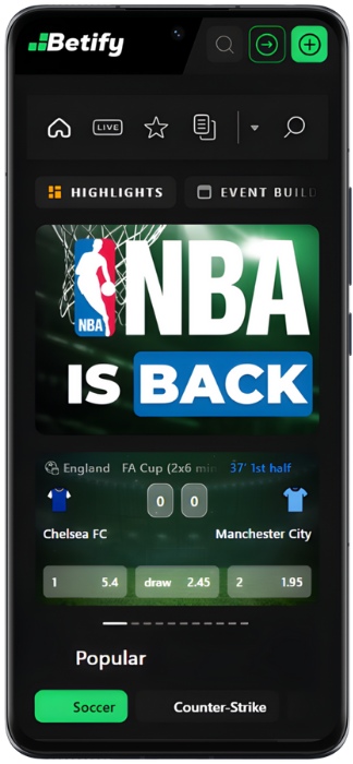 Betify-Screenshot von Sport