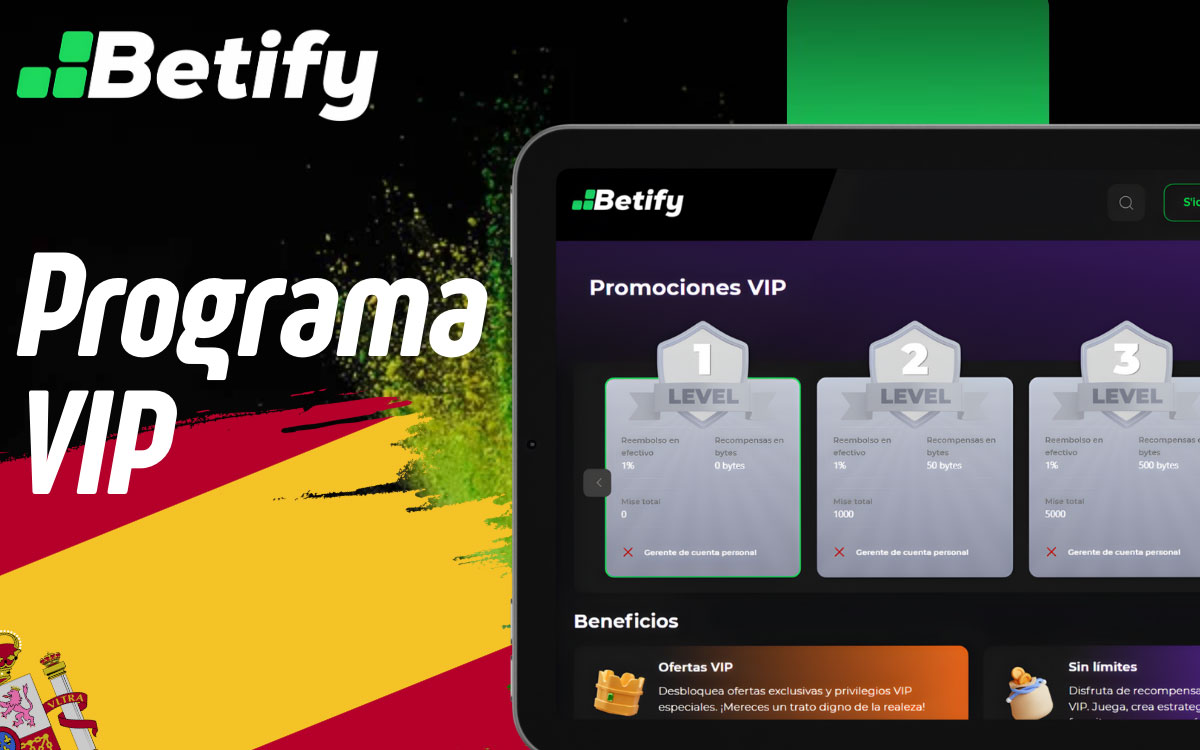 Betify Programa VIP y de fidelidad