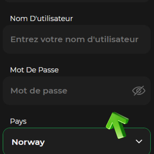 Instruction Créer un mot de passe