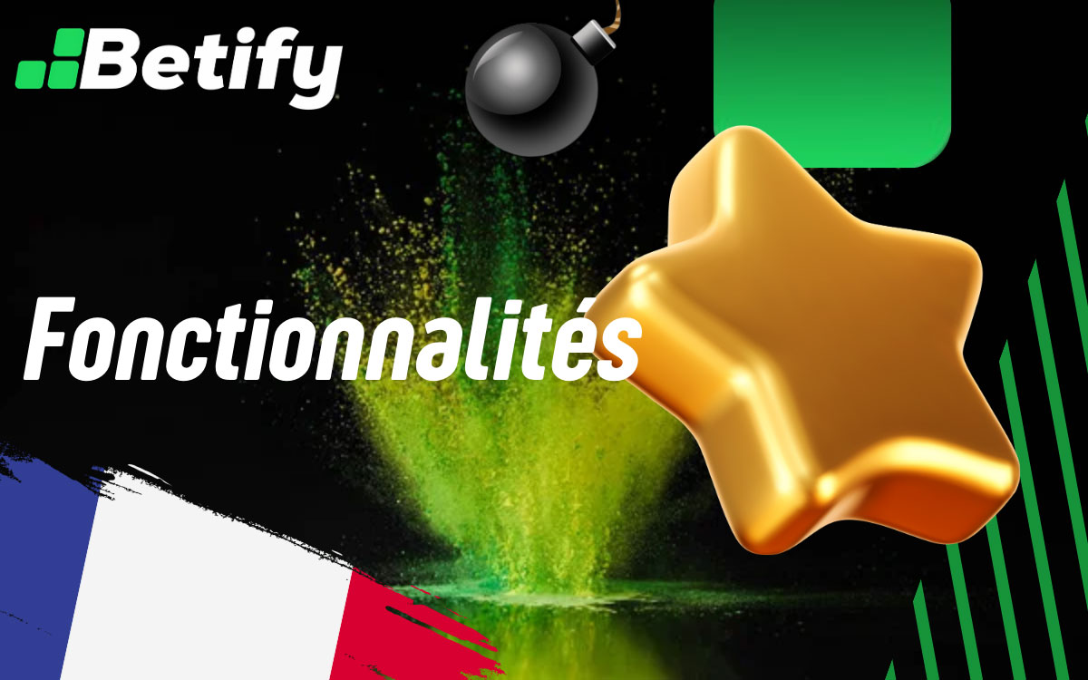 Betify Fonctionnalités Spéciales du Jeu Mines