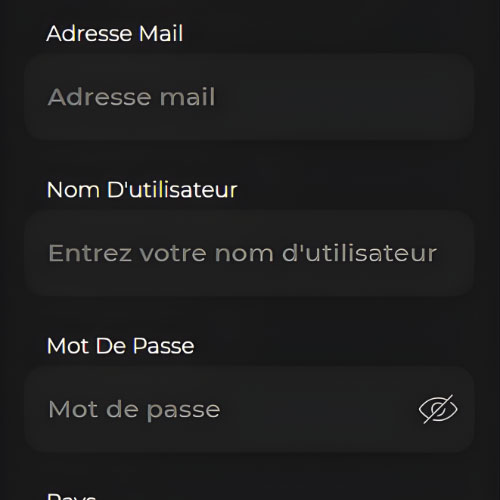 InstructionInscription à Betify