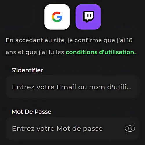 Instruction Connexion au compte